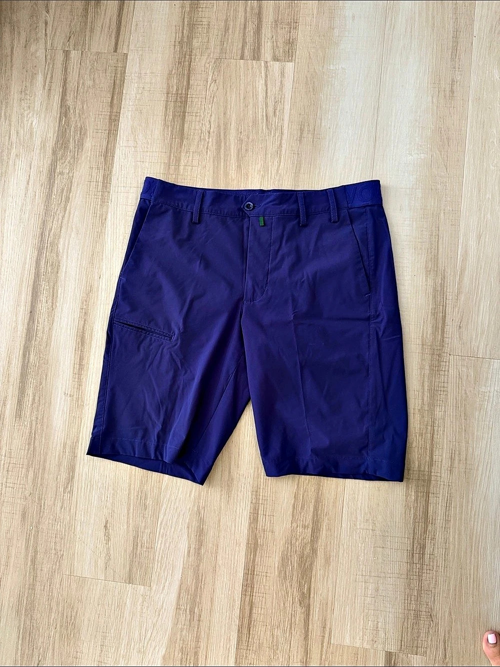 Chervo Golf Short Men's Flat Front Shorts Purple